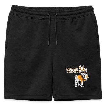 Helsinki Finlande Île de Renne de luxe Cloudberry - Short de survêtement homme premium - noir - Devant - AI Model Male 178 light (178cm)