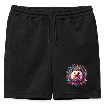 Hérisson - Short de survêtement homme premium - noir - Devant - AI Model Male 178 light (178cm)