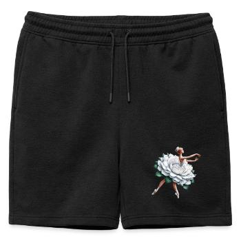 Danseuse de ballet avec tutu - Short de survêtement homme premium - noir - Devant - AI Model Male 178 light (178cm)