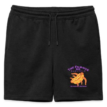 The Famous Tokyo TAKO Hotdog - Mens' Premium Organic Sweatshorts - black - Front - AI Model Male 178 light (178cm)