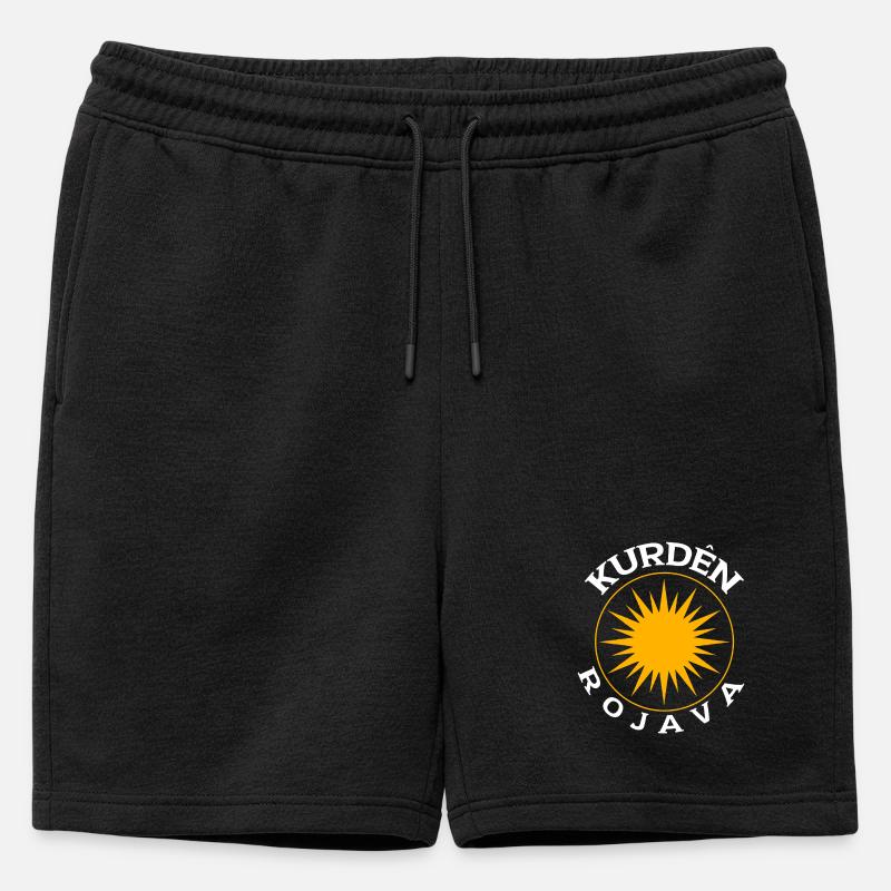 Kurds Rojava - Mens' Premium Organic Sweatshorts - black
