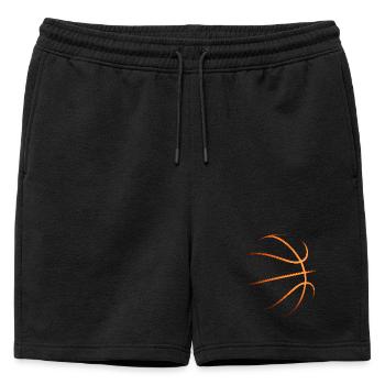 Idée cadeau pour un joueur de basket-ball Baller - Short de survêtement homme premium - noir - Devant - AI Model Male 178 light (178cm)