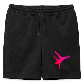 Idée cadeau pour un breakdanceur avec street dance - Short de survêtement homme premium - noir - Devant - AI Model Male 178 light (178cm)