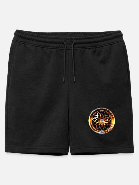 Car Rim - Mens' Premium Organic Sweatshorts - black