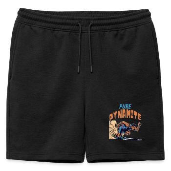Sprinteur : Pure Dynamite - Short de survêtement homme premium - noir - Devant - AI Model Male 178 light (178cm)