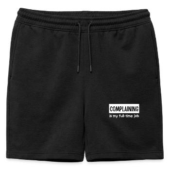 Me plaindre est mon travail à temps plein - Short de survêtement homme premium - noir - Devant - AI Model Male 178 light (178cm)