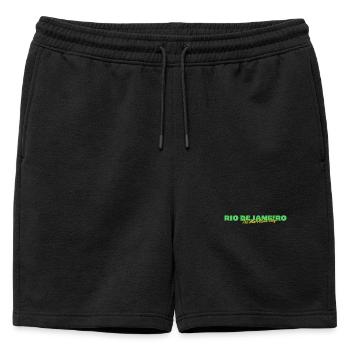 Rio de Janeiro Ville Merveilleuse - Short de survêtement homme premium - noir - Devant - AI Model Male 178 light (178cm)