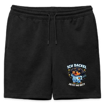 Teckel Offre des vêtements Je suis teckel maintenant - Short de survêtement homme premium - noir - Devant - AI Model Male 178 light (178cm)