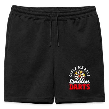 Fléchettes drôles Expressions Cadeaux de fléchettes - Short de survêtement homme premium - noir - Devant - AI Model Male 178 light (178cm)