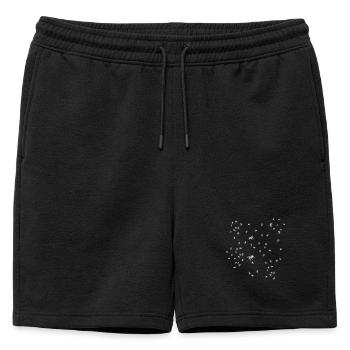 Mouches - Short de survêtement homme premium - noir - Devant - AI Model Male 178 light (178cm)