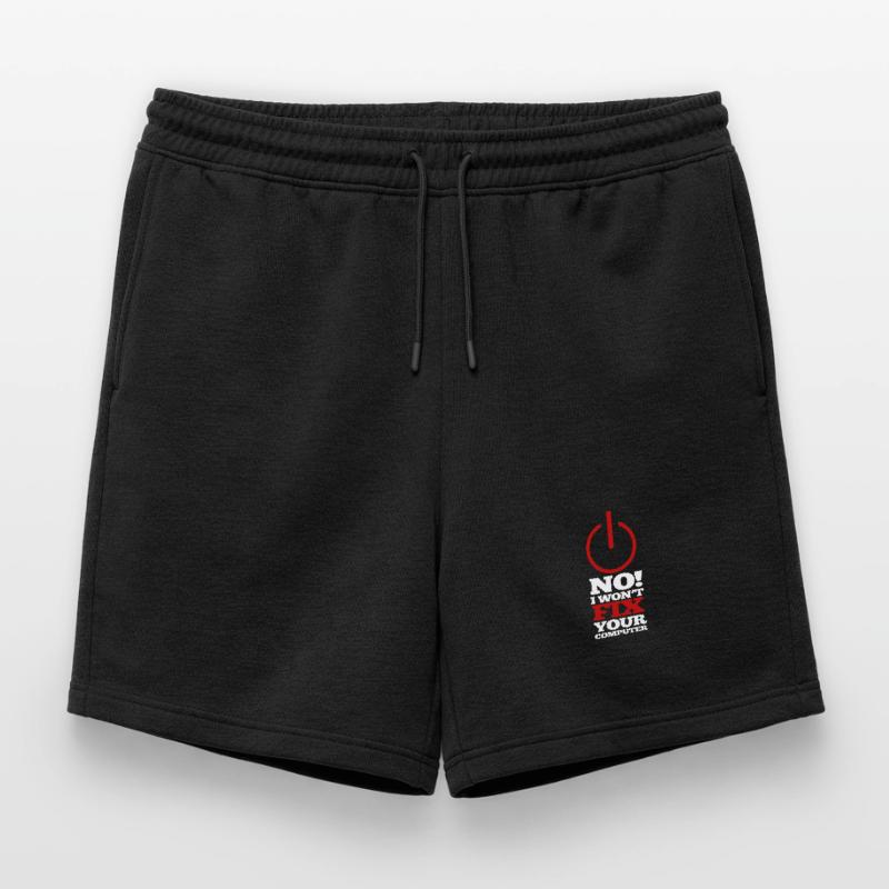 Programme d’ordinateur Code Nerd Script Hacker Short de survêtement homme premium