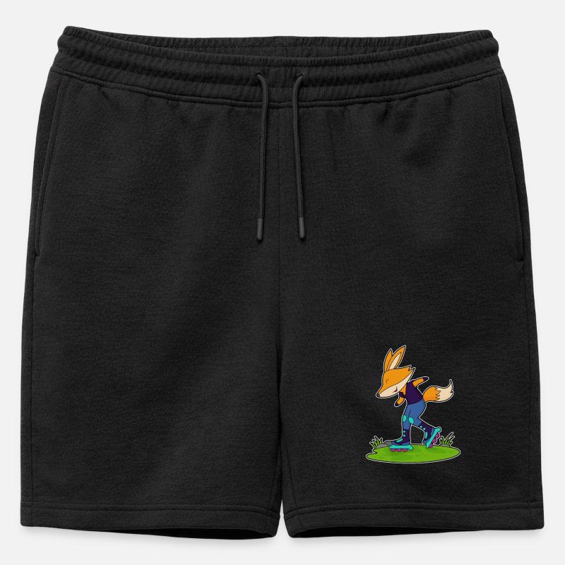 Fuchs Inline skating Inline skates - Männer Premium Organic Sweatshorts - Schwarz