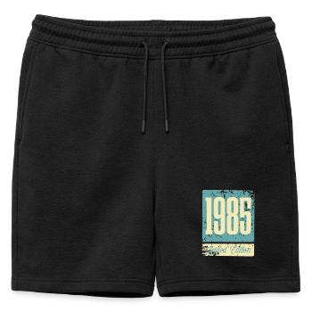 1985 Anniversaire de naissance Année de naissance - Short de survêtement homme premium - noir - Devant - AI Model Male 178 light (178cm)