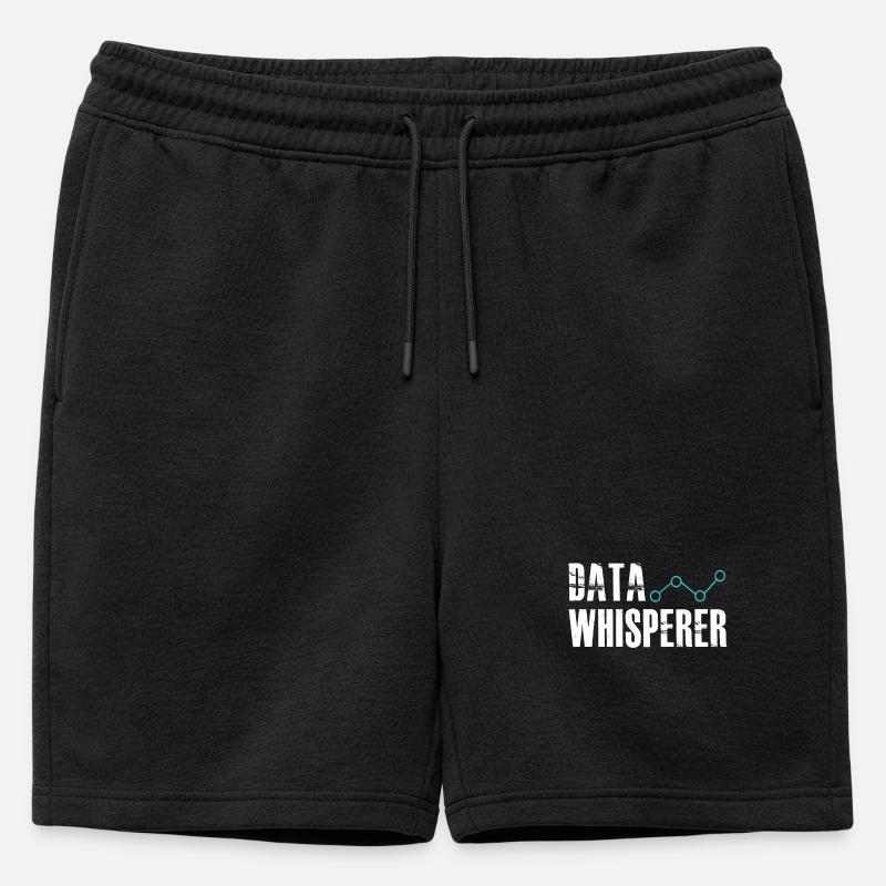 Datenflüsterer, wissenschaftlicher Analyst, Softwareentwickler - Männer Premium Organic Sweatshorts - Schwarz
