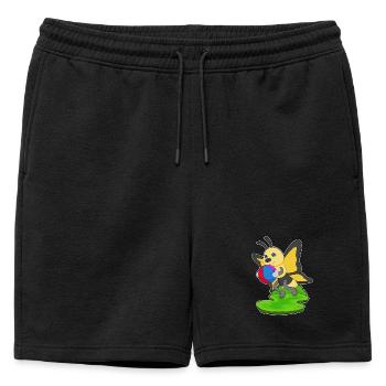 Butterfly Swimming Water Polo Summer - Mens' Premium Organic Sweatshorts - black - Front - AI Model Male 178 light (178cm)