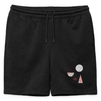 Amour et joie - Short de survêtement homme premium - noir - Devant - AI Model Male 178 light (178cm)