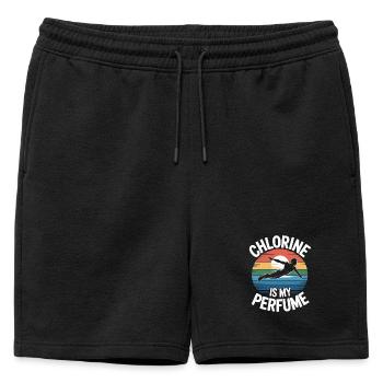Plongeoir - Short de survêtement homme premium - noir - Devant - AI Model Male 178 light (178cm)