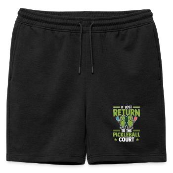 Pickleball Concombre Combinaison Dinkball Tenue - Short de survêtement homme premium - noir - Devant - AI Model Male 178 light (178cm)