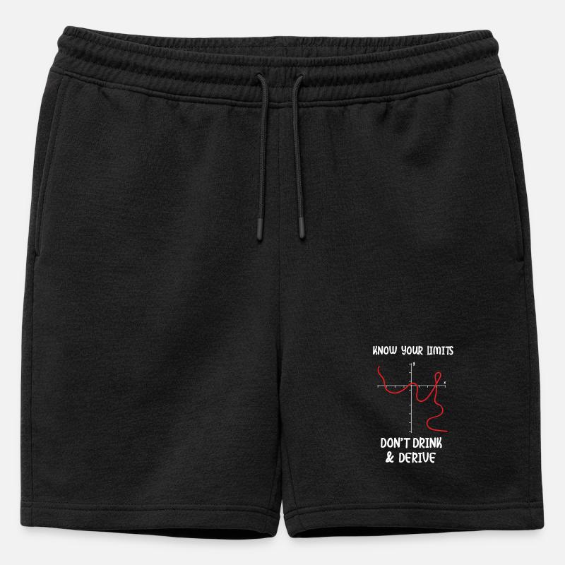Math Math Math Teacher Mathematician - Mens' Premium Organic Sweatshorts - black