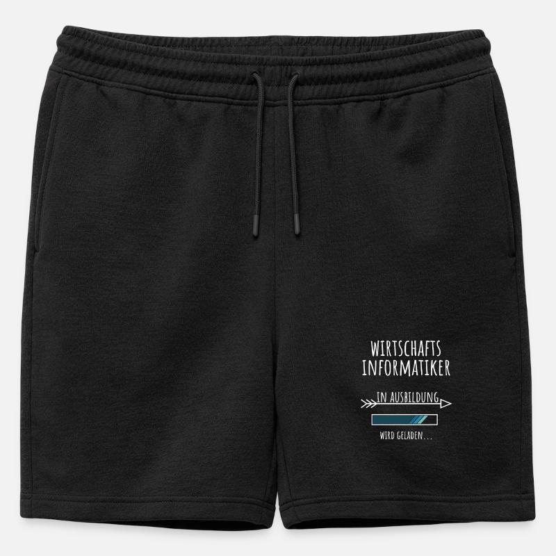Wirtschaftsinformatik Studium Beruf Ausbildung - Männer Premium Organic Sweatshorts - Schwarz