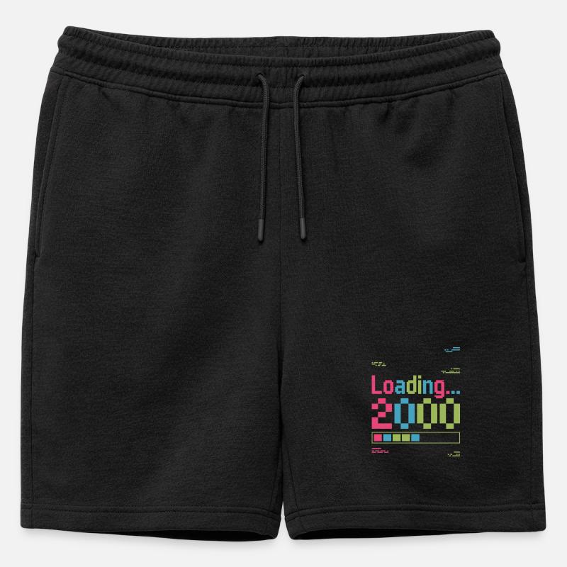 Loading 2000 pixel loading screen - Mens' Premium Organic Sweatshorts - black