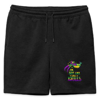 Crabe de Mardi Gras - Short de survêtement homme premium - noir - Devant - AI Model Male 178 light (178cm)