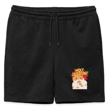 Sainte Jabroni - Short de survêtement homme premium - noir - Devant - AI Model Male 178 light (178cm)