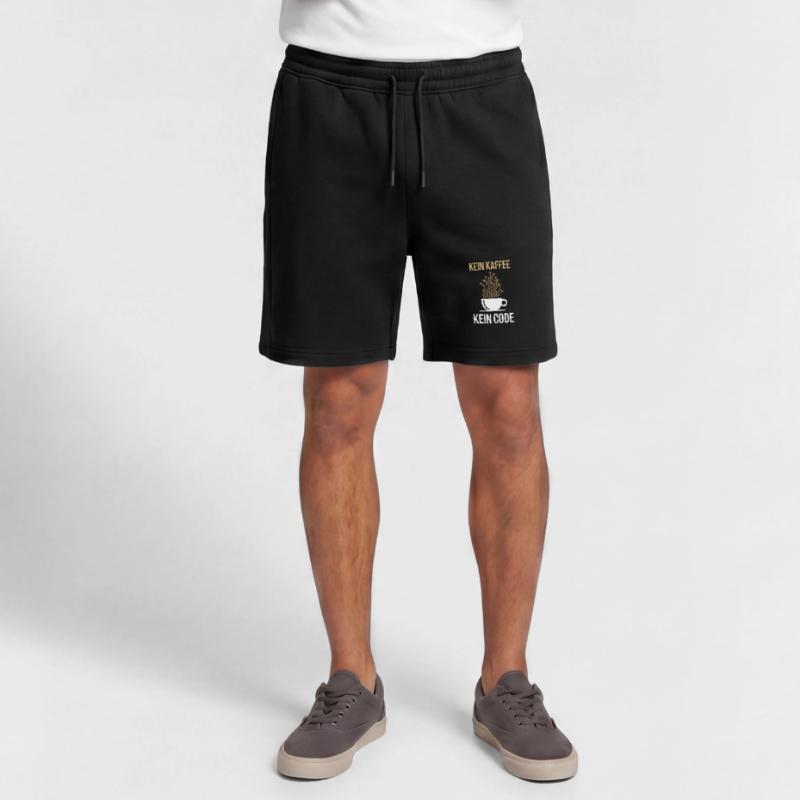 No Coffee No Code Programmer Computer Scientist Mens' Premium Organic Sweatshorts