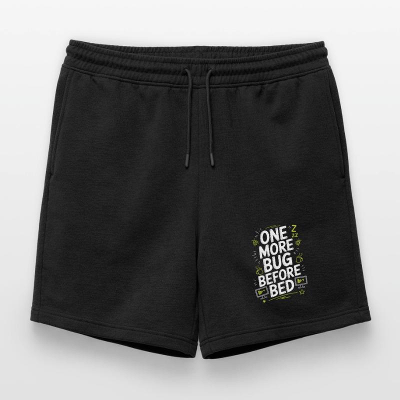 Game Developer One More Bug Before Game Programmer Mens' Premium Organic Sweatshorts