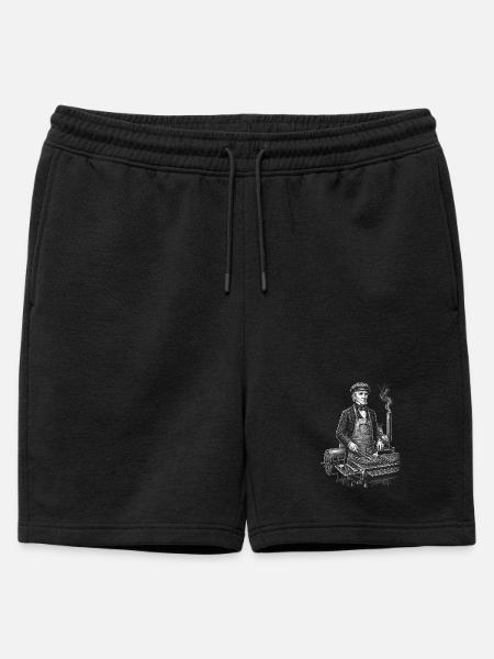 James K. Polk chez BBQ Grilling - Short de survêtement homme premium - noir