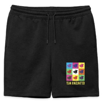 Serpent d’herbe de l’équipe - Short de survêtement homme premium - noir - Devant - AI Model Male 178 light (178cm)