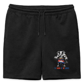 Je suis fier de mes itinéraires au Cambodge - Short de survêtement homme premium - noir - Devant - AI Model Male 178 light (178cm)