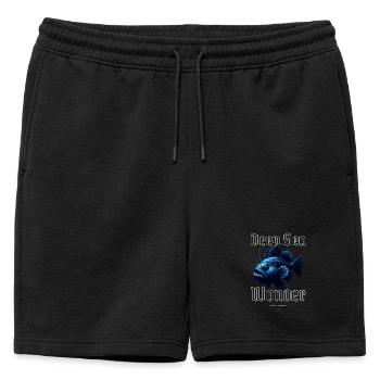 Merveille des Profondeurs - Short de survêtement homme premium - noir - Devant - AI Model Male 178 light (178cm)