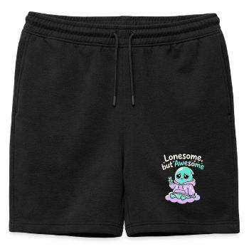 Fantôme Solitaire - Short de survêtement homme premium - noir - Devant - AI Model Male 178 light (178cm)