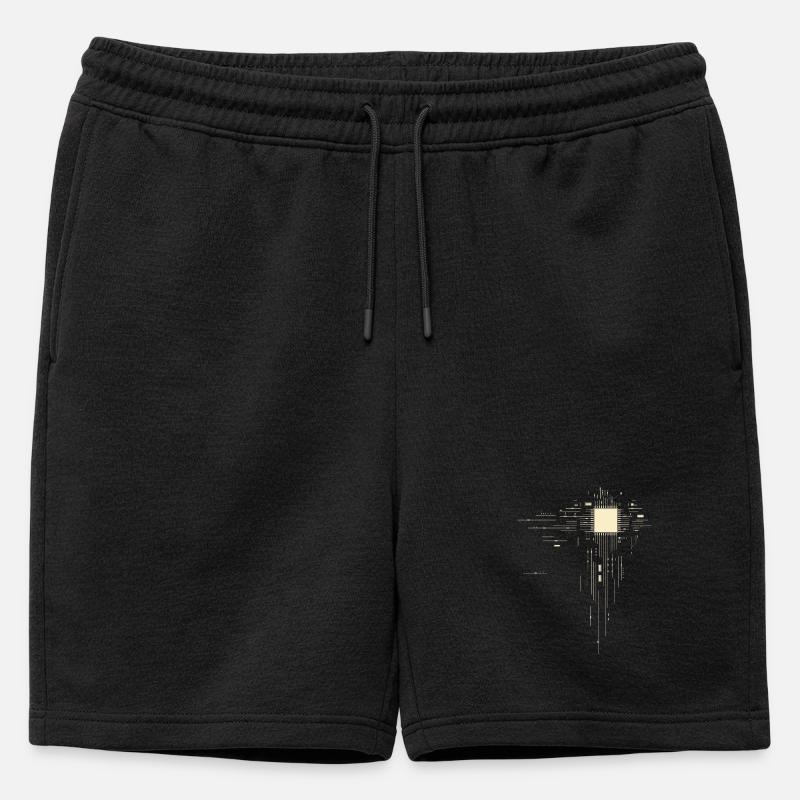 Processor - PCB - Mens' Premium Organic Sweatshorts - black
