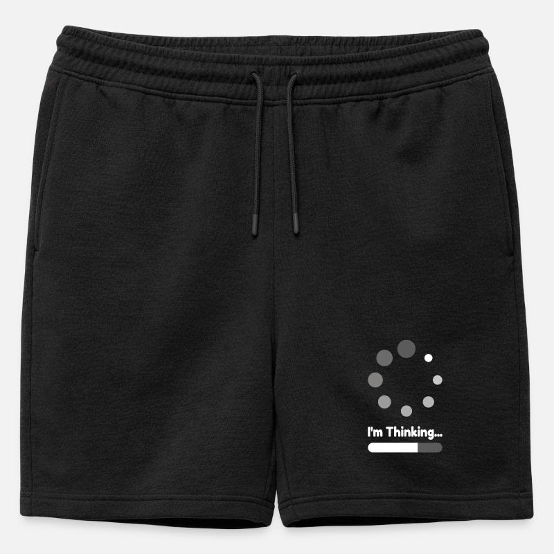 I'm thinking loading Geschenk - Männer Premium Organic Sweatshorts - Schwarz