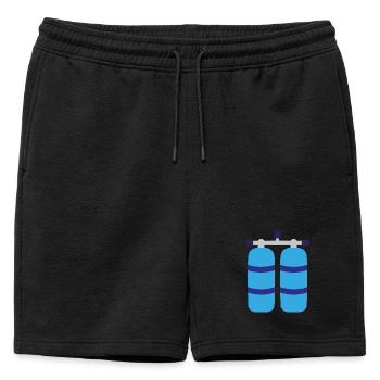 réservoirs - Short de survêtement homme premium - noir - Devant - AI Model Male 178 light (178cm)