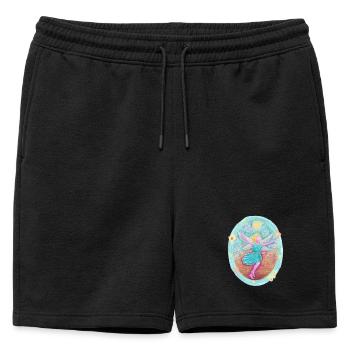 Elfe magique de la joie - Sonja Ariel von Staden - Short de survêtement homme premium - noir - Devant - AI Model Male 178 light (178cm)