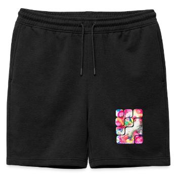 Créativité de la plume magique - Sonja Ariel von Staden - Short de survêtement homme premium - noir - Devant - AI Model Male 178 light (178cm)