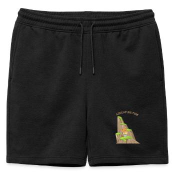 Petit ours en tournée - Short de survêtement homme premium - noir - Devant - AI Model Male 178 light (178cm)