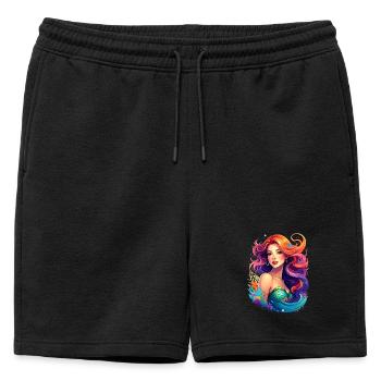 Sirène sexy - Short de survêtement homme premium - noir - Devant - AI Model Male 178 light (178cm)