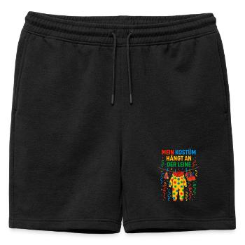 Mon costume est dans la laisse Pas de costume - Short de survêtement homme premium - noir - Devant - AI Model Male 178 light (178cm)