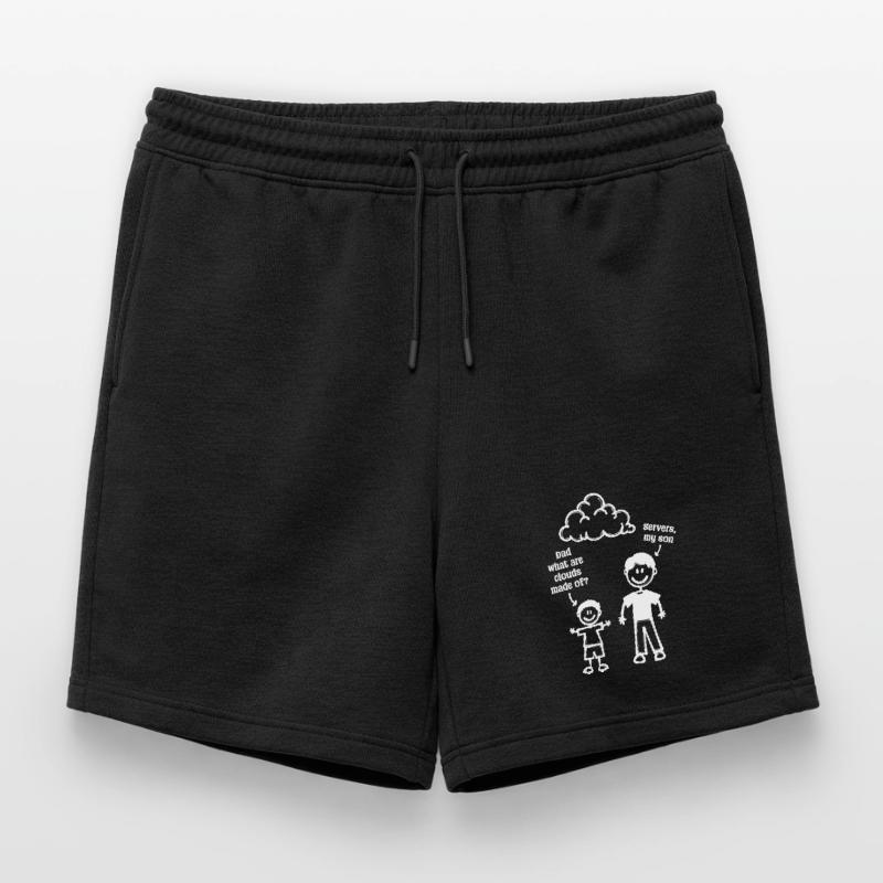 Developer, Coden, Computer Geek, Web Developer, Geek Mens' Premium Organic Sweatshorts