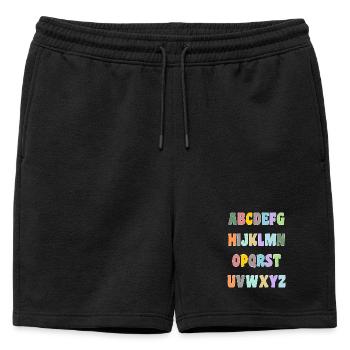 MISTRESS. THANK YOU. THANK YOU MISTRESS. MISTRESS - Mens' Premium Organic Sweatshorts - black - Front - AI Model Male 178 light (178cm)