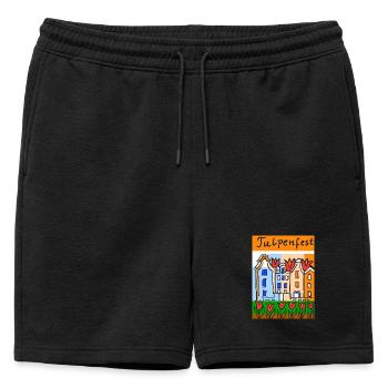 EG Tulipes I Festival des tulipes I Potsdam I Hollande IUrurlaub - Short de survêtement homme premium - noir - Devant - AI Model Male 178 light (178cm)