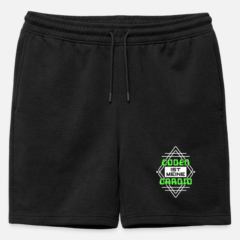 Coden Statement Developer Computerfreak Scripting - Mens' Premium Organic Sweatshorts - black