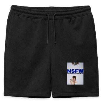 NSFW n’est pas sobre pour l’hiver - Short de survêtement homme premium - noir - Devant - AI Model Male 178 light (178cm)