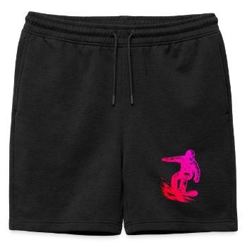 Un incontournable pour le vrai snowboard - Short de survêtement homme premium - noir - Devant - AI Model Male 178 light (178cm)