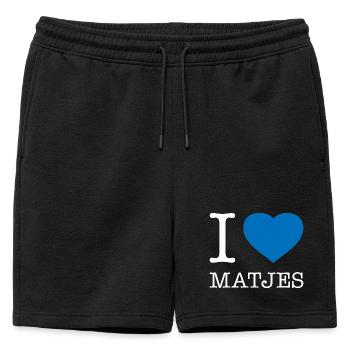 J’adore Matjes - Short de survêtement homme premium - noir - Devant - AI Model Male 178 light (178cm)