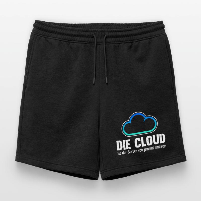 Coder THE CLOUD IS SOMEONE ELSE'S SERVER Mens' Premium Organic Sweatshorts